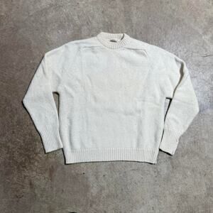 Vintage VTG 70’s 80’s White Wool Sweater